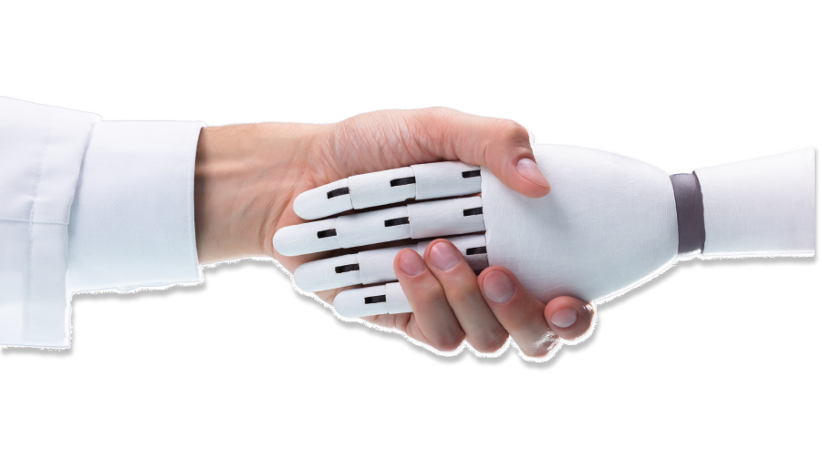 Robot Hand and Human Hand